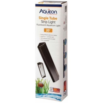 Aqueon Fluorescent Strip Light Black - 20