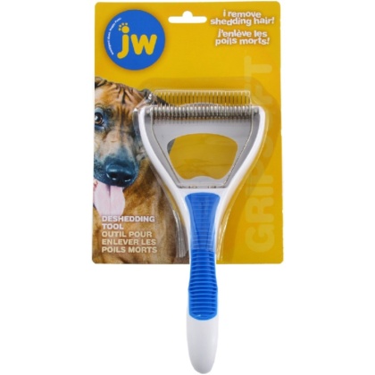 JW GripSoft Dog Deshedding Tool - 1 count