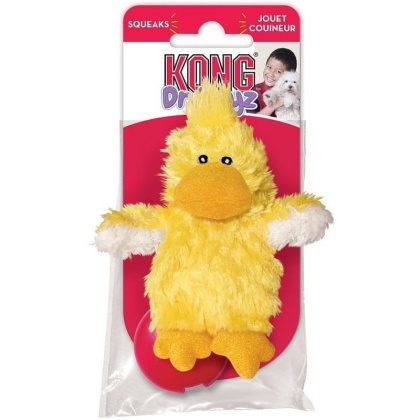 KONG Plush Duckie Dog Toy - X-Small - 4.5