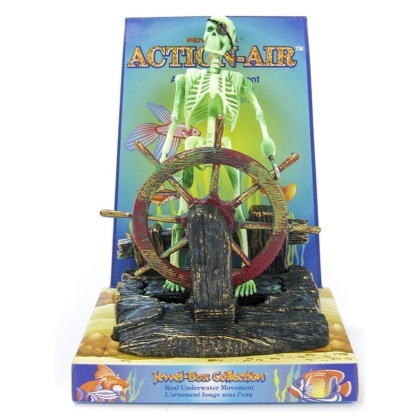 Penn Plax Action Aerating Skeleton & Wheel - 5