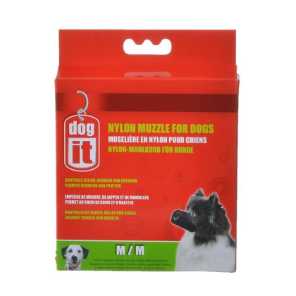 Dog It Nylon Muzzle for Dogs - Medium - (5.5\